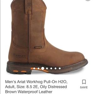 Ariat Men’s H2O Work Boots size 10.5 NWT